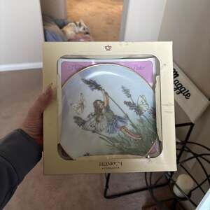 Heinrich Villeroy & Boch The Lavender Fairy Collector Plate by Cicely Mary Barke